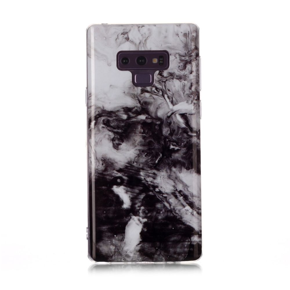 Wewoo - Coque Souple Pour Galaxy Note 9 Dessin en couleur Motif IMD Fabrication Soft Case TPU Noir Blanc - Coque, étui smartphone