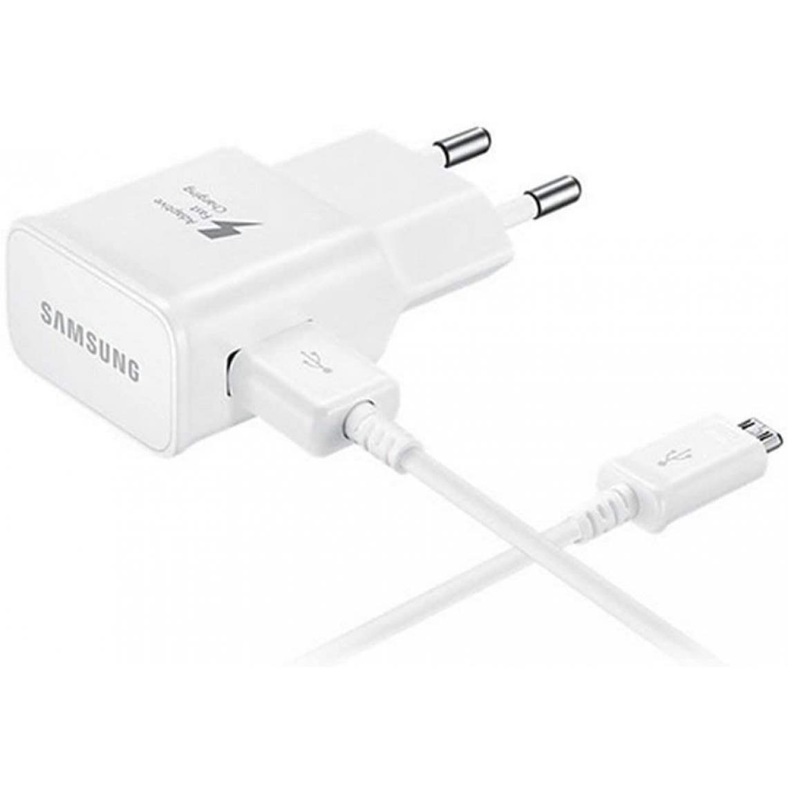 App - Chargeur Voyage d'Origine Samsung EP-TA200EWE + Cable micro USB blanc 1 m - Chargeur secteur téléphone