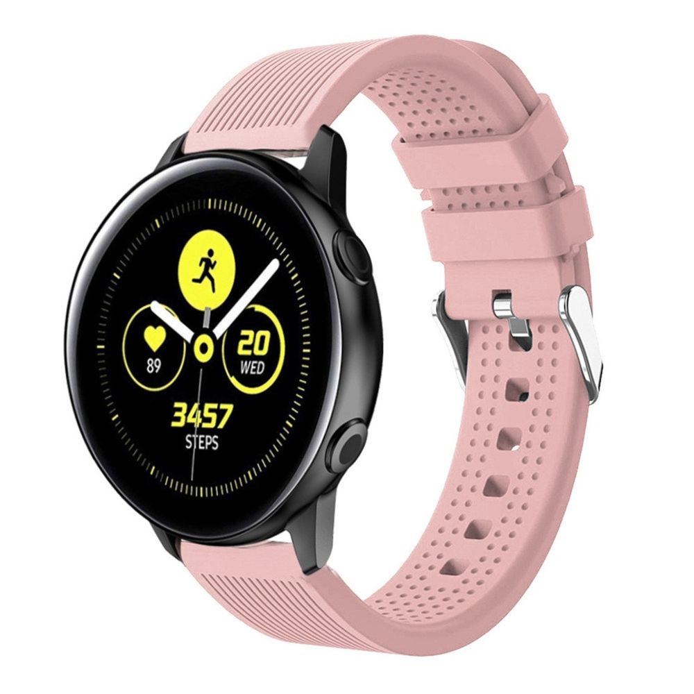 Wewoo - Bracelet pour montre connectée en silicone avec Smartwatch Garmin Vivoactive 3 rose - Bracelet connecté