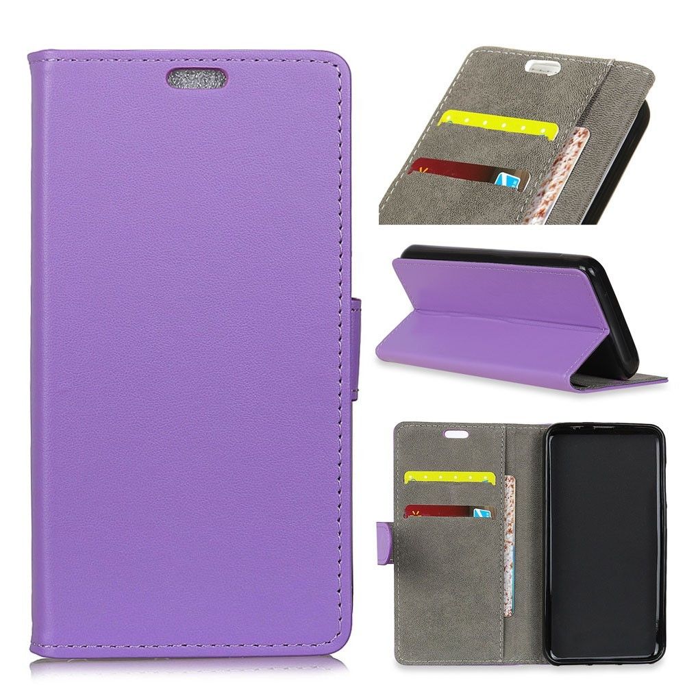 marque generique - Etui en PU flip violet pour votre Asus ZenFone Max Pro M1 (ZB601KL) - Autres accessoires smartphone