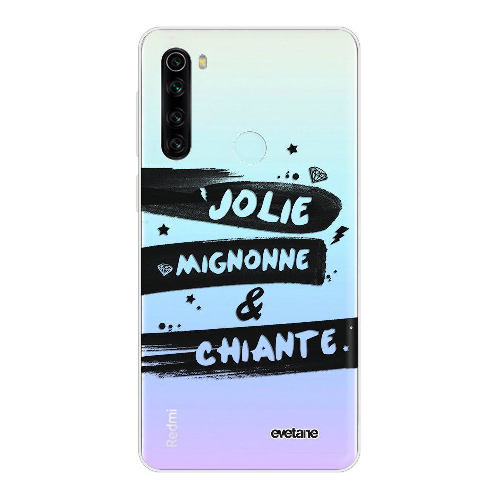 Evetane - Coque Xiaomi Redmi Note 8 T 360 intégrale transparente Jolie Mignonne et chiante Ecriture Tendance Design Evetane. - Coque, étui smartphone