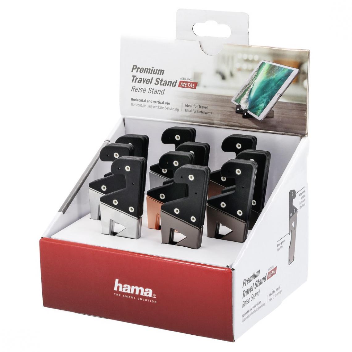 Hama - Support en métal pour tablettes et smartphones, vendu à l'unité - Accessoires Téléphone Fixe