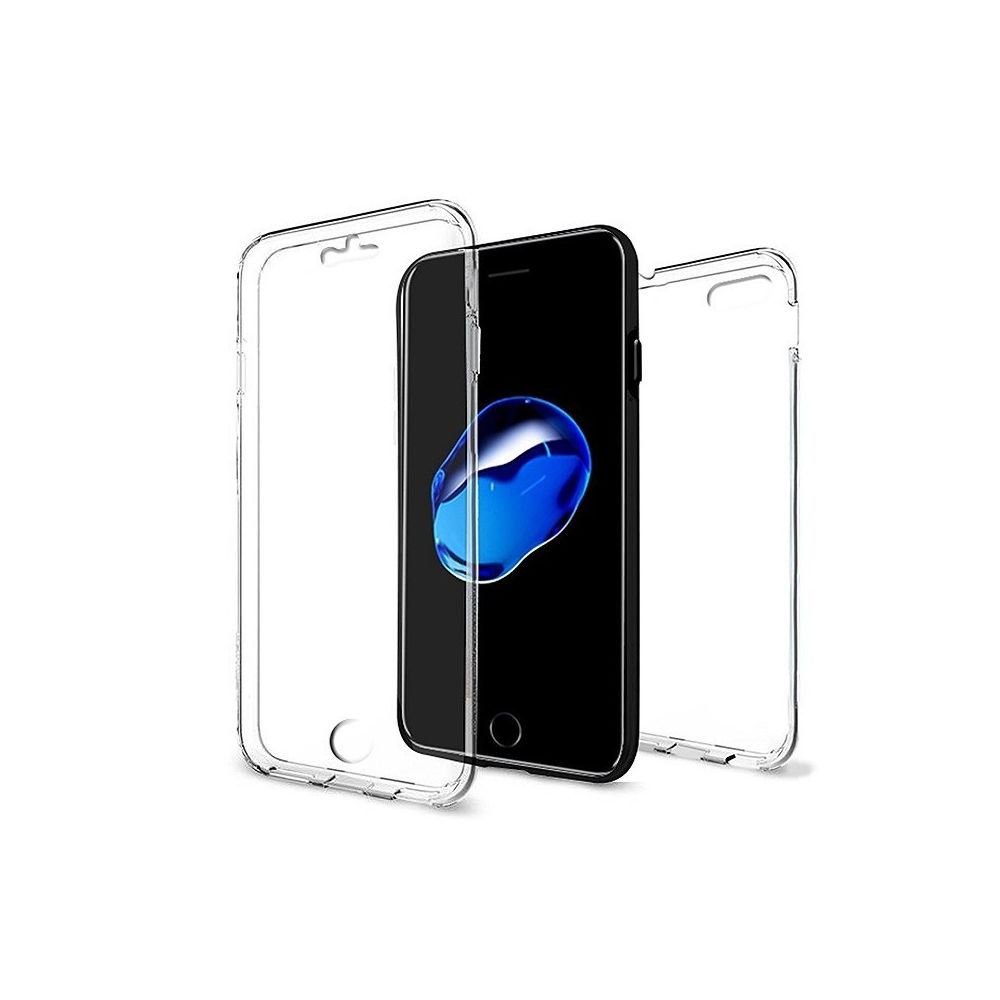 marque generique - Coque TPU Housse De Protection Integrale 360 Silicone Clair pour Apple Iphone 7 - Coque, étui smartphone