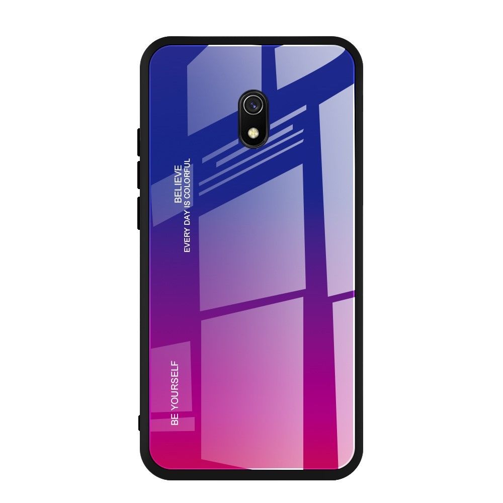 marque generique - Coque en TPU dégradé de couleurs bleu/rose pour votre Xiaomi Redmi 8A - Coque, étui smartphone