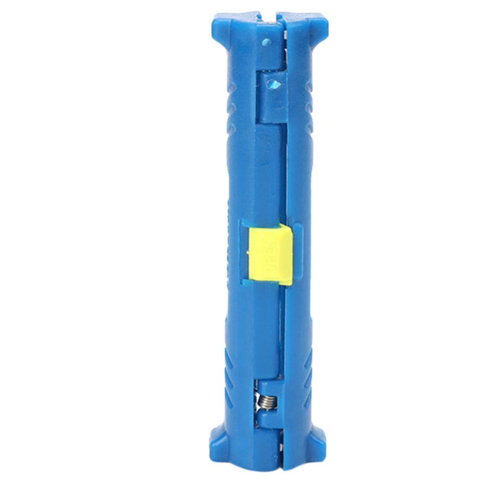marque generique - outil de compression coaxiale kit de sertisseuse de câble coaxial dénudeur de câble coaxial bleu - accessoires cables meubles supports