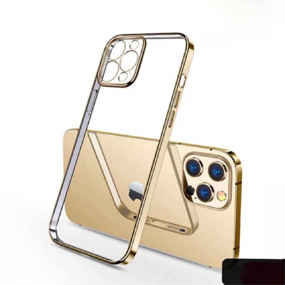 Sulada - Coque en TPU cadre de galvanoplastie ultra mince or pour votre Apple iPhone 11 Pro 5.8 pouces - Coque, étui smartphone
