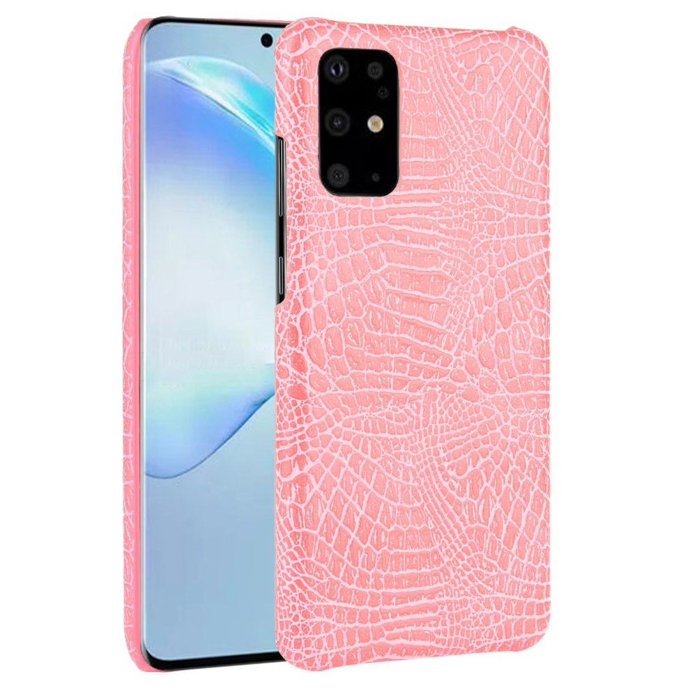 Generic - Coque en TPU + PU peau de crocodile rigide rose pour votre Samsung Galaxy S20/S20 5G - Coque, étui smartphone