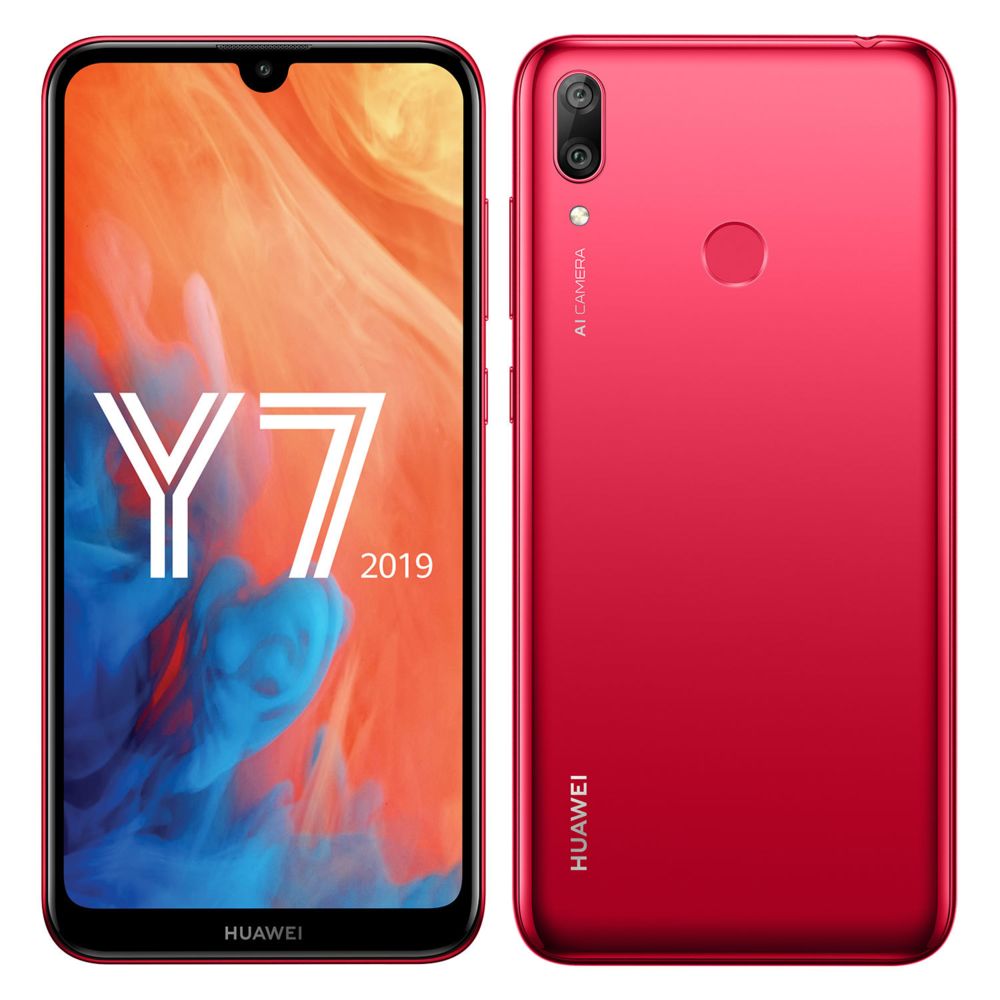 Huawei - Y7 2019 - Rouge - Smartphone Android