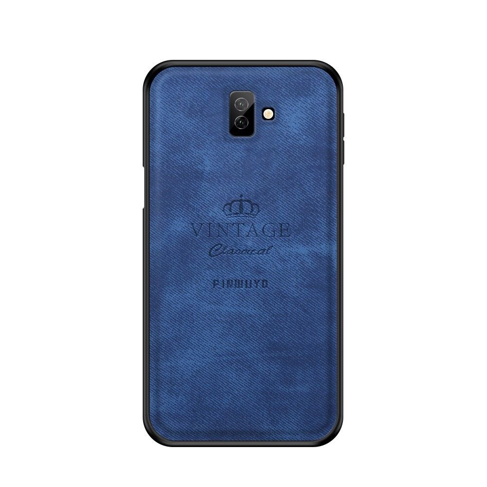marque generique - Coque en TPU hybride bleu pour votre Samsung Galaxy J6 Plus/J6 Prime - Coque, étui smartphone