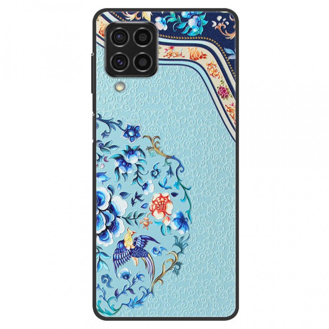 Other - Coque en TPU Impression de motifs en relief bien protégée Oiseau et Fleur pour votre Samsung Galaxy F62/M62 - Coque, étui smartphone