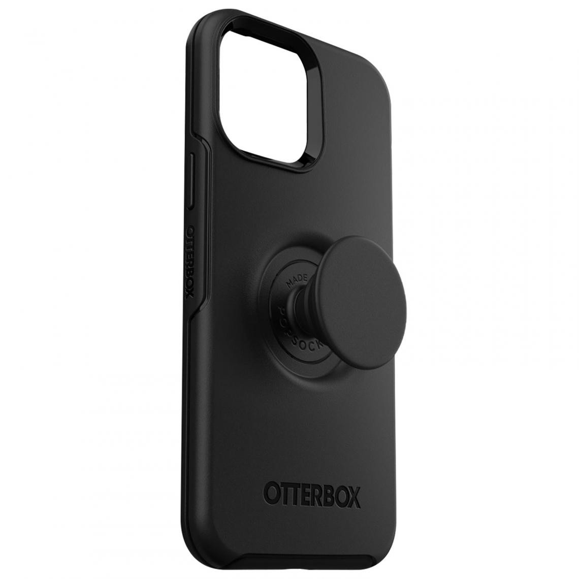 OtterBox - Coque iPhone 13 Pro Max PopGrip - Noir - Coque, étui smartphone