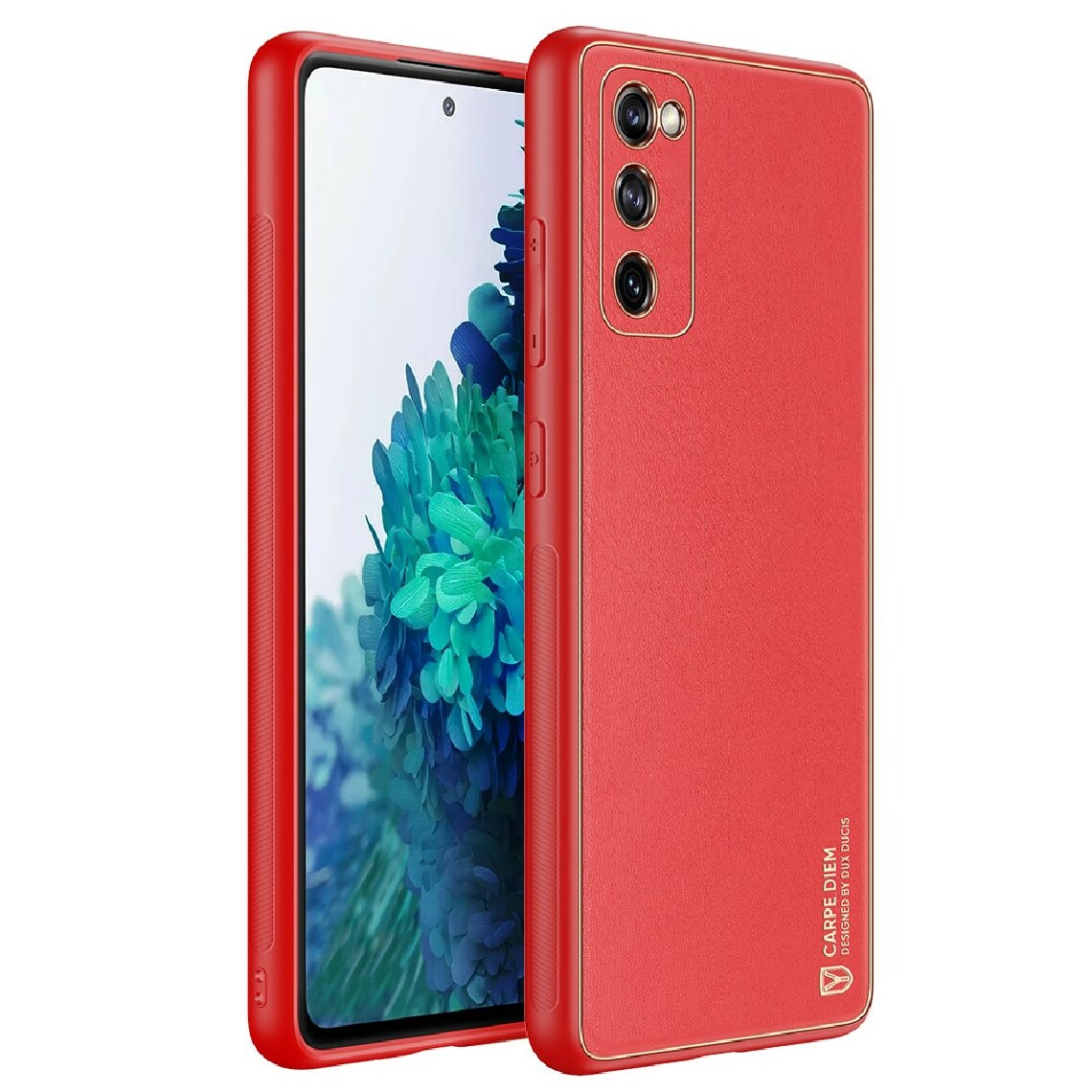 Dux Ducis - Coque en TPU hybride de peau rouge pour votre Samsung Galaxy S20 FE/S20 FE 5G - Coque, étui smartphone