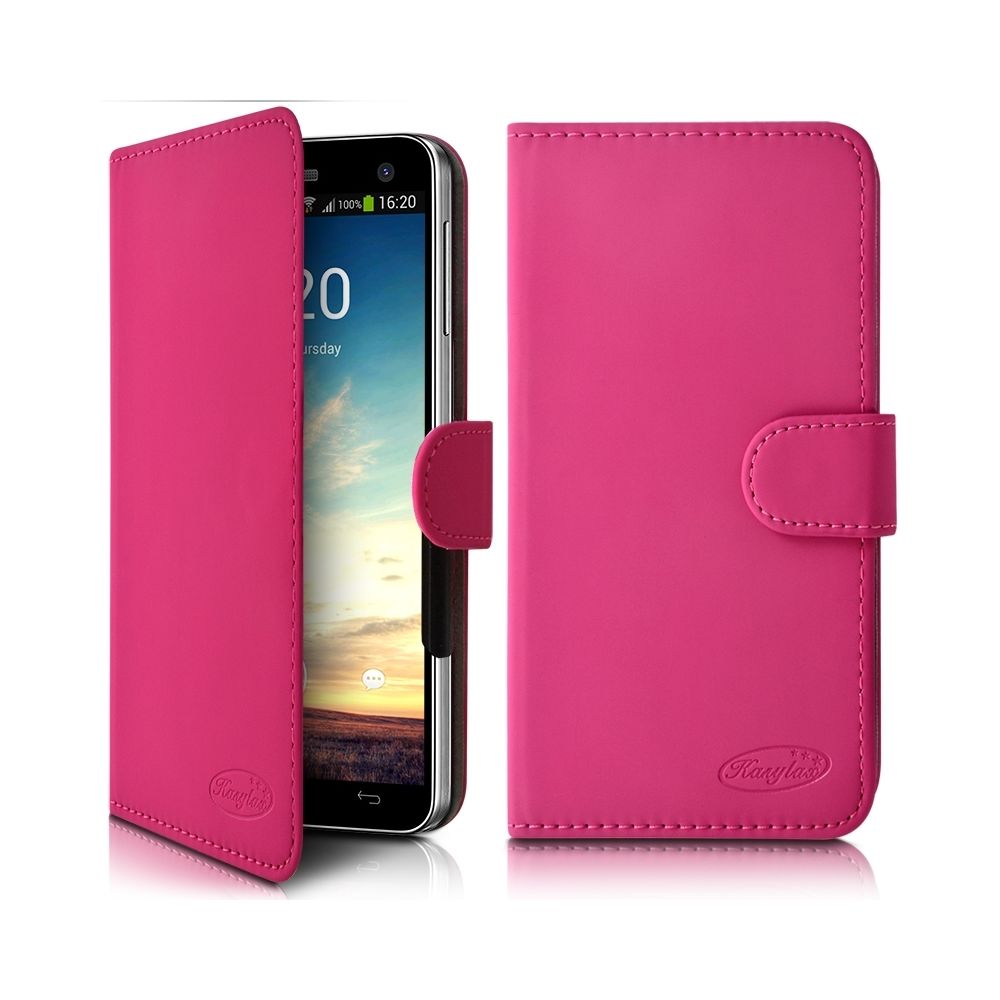 Karylax - Housse Etui Portefeuille Universel S Couleur Rose Fushia pour Huawei Y5-II - Autres accessoires smartphone