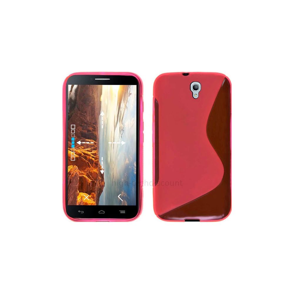 Htdmobiles - Housse etui coque silicone gel fine pour Alcatel One Touch Idol 2 6037 + film ecran - ROSE - Autres accessoires smartphone