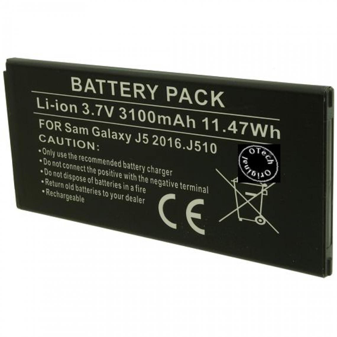 Otech - Batterie compatible pour SAMSUNG EB-BJ510CBC - Batterie téléphone