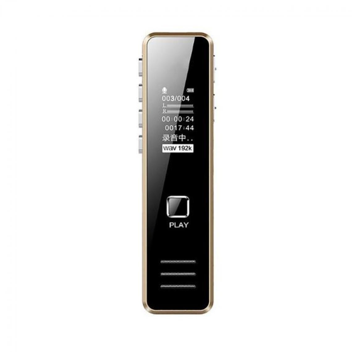 Universal - Magnétophone avec lecteur MP3, magnétophone USB, magnétophone audio numérique rechargeable de 8 Go - Enregistreur audio numérique