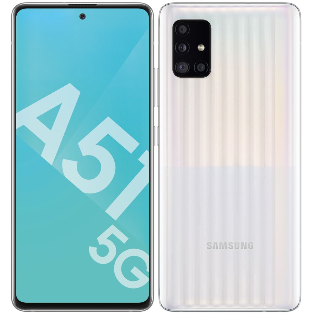 Samsung - A51 - 5G - 128 Go - Blanc Prismatique - Smartphone Android