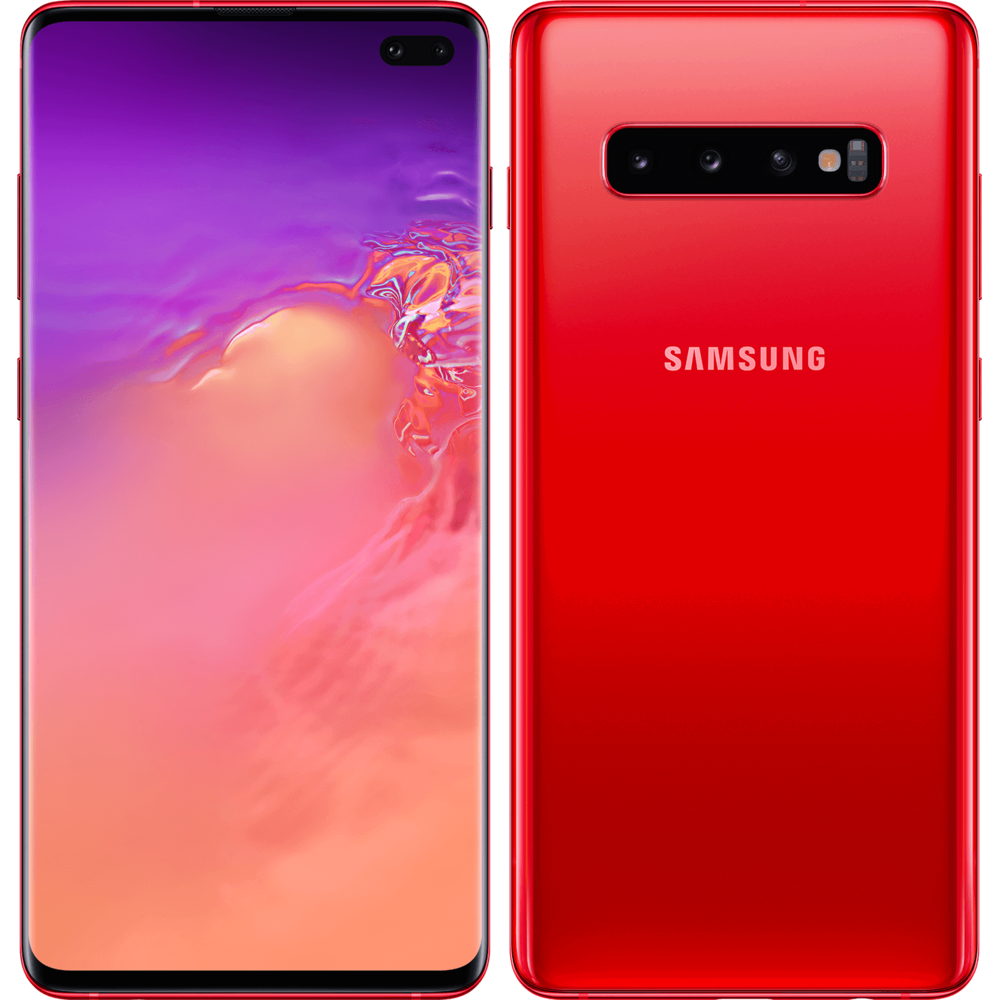 Samsung - Galaxy S10 Plus - 128 Go - Rouge - Smartphone Android