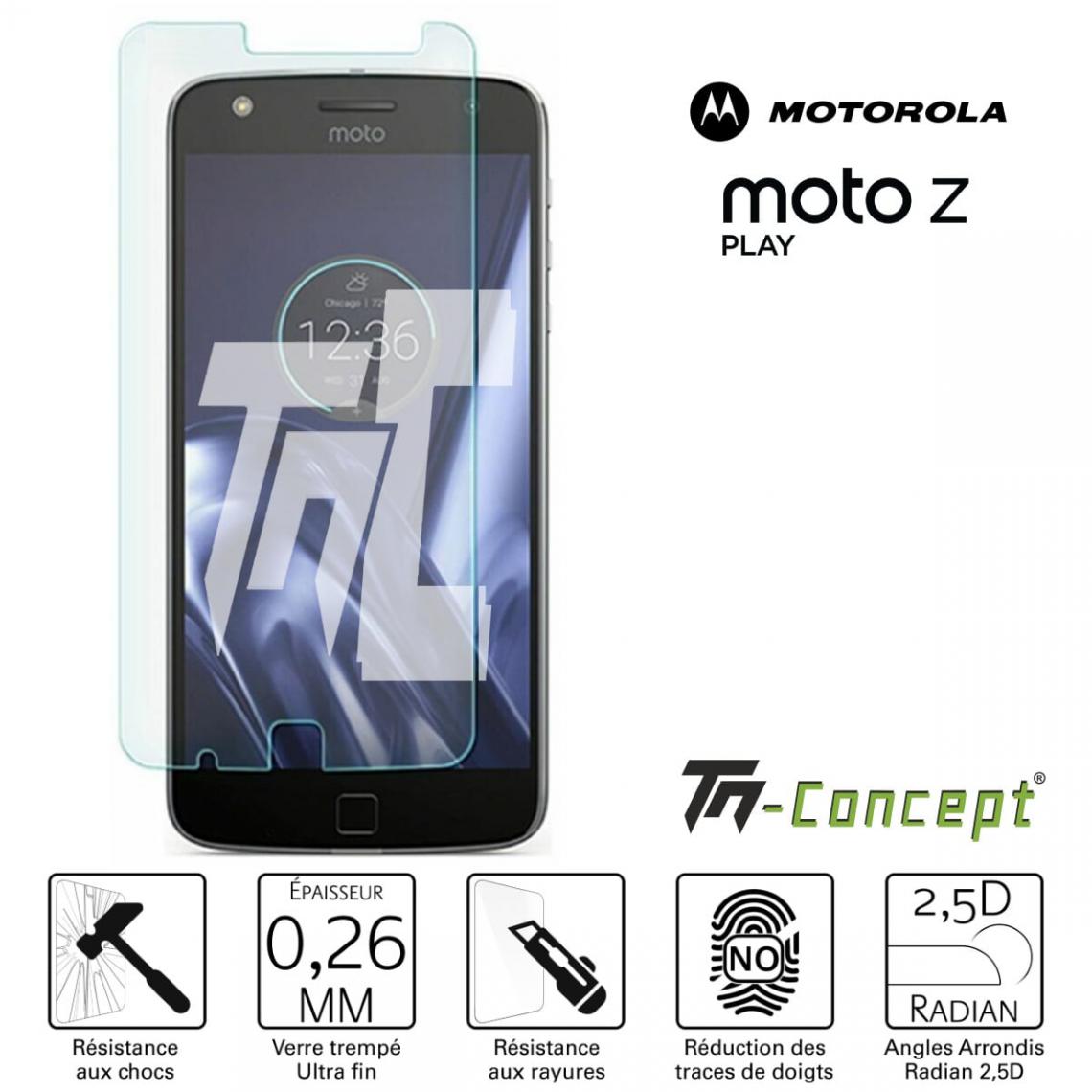 Tm Concept - Verre trempé - Motorola Moto Z Play - TM Concept® - Protection écran smartphone