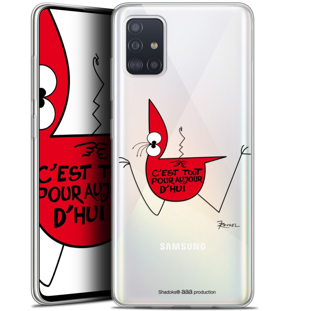 Caseink - Coque Pour Samsung Galaxy A51 (A515) (6.5 ) [Gel HD Collection Les Shadoks ? Design C'est Tout - Souple - Ultra Fin - Imprimé en France] - Coque, étui smartphone