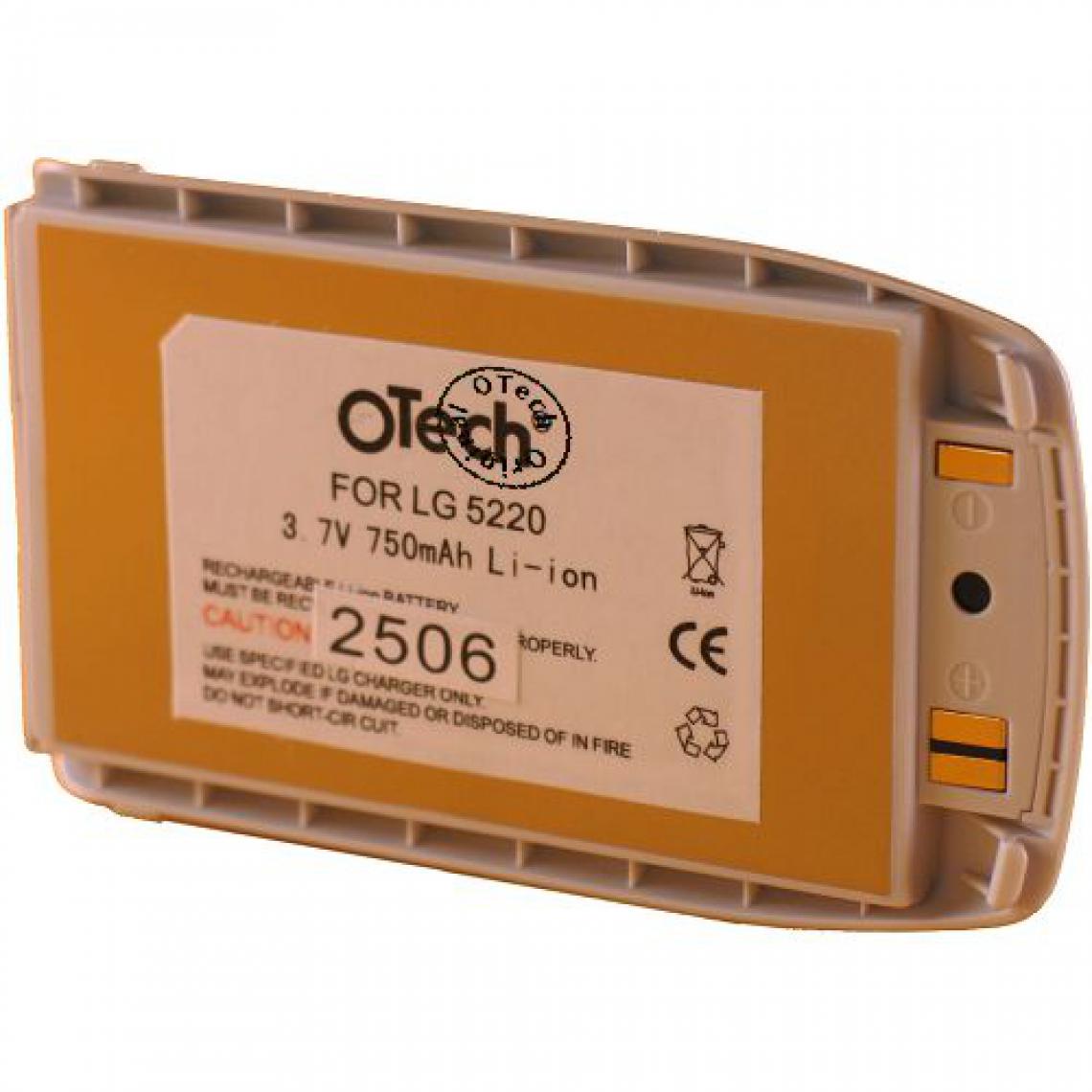 Otech - Batterie compatible pour LG 5220 - Batterie téléphone