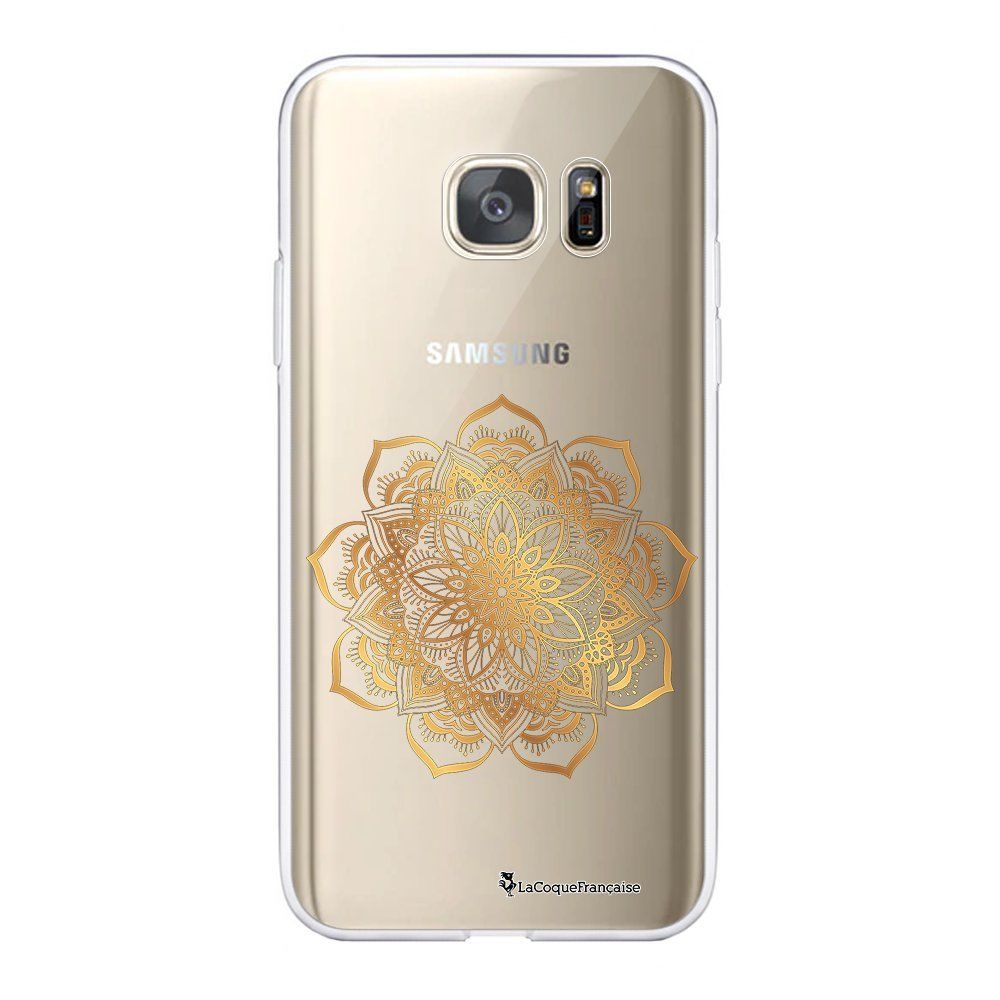 La Coque Francaise - Coque Samsung Galaxy S7 360 intégrale transparente Mandala Or Ecriture Tendance Design La Coque Francaise. - Coque, étui smartphone