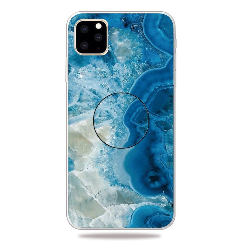 marque generique - Coque en TPU motif de marbre souple bleu/blanc pour votre Apple iPhone XS Max (2019) 6.5 pouces - Coque, étui smartphone