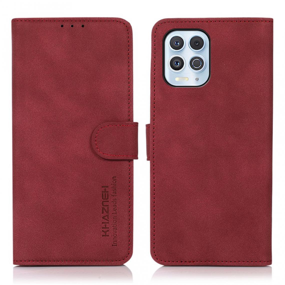 Other - Etui en PU avec support rouge pour votre Motorola Edge S/Moto G100 - Coque, étui smartphone