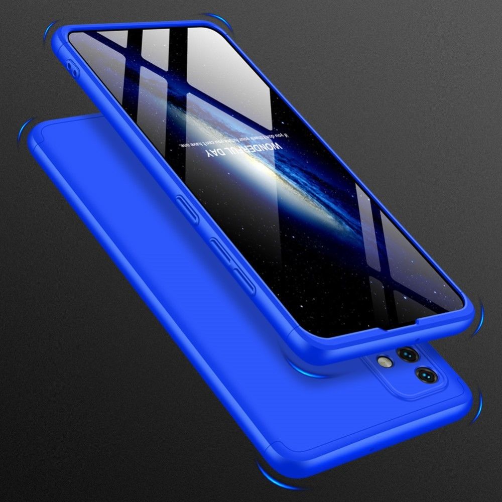 Generic - Coque en TPU 3 pièces détachables mates bleu pour votre Samsung Galaxy A51 - Coque, étui smartphone
