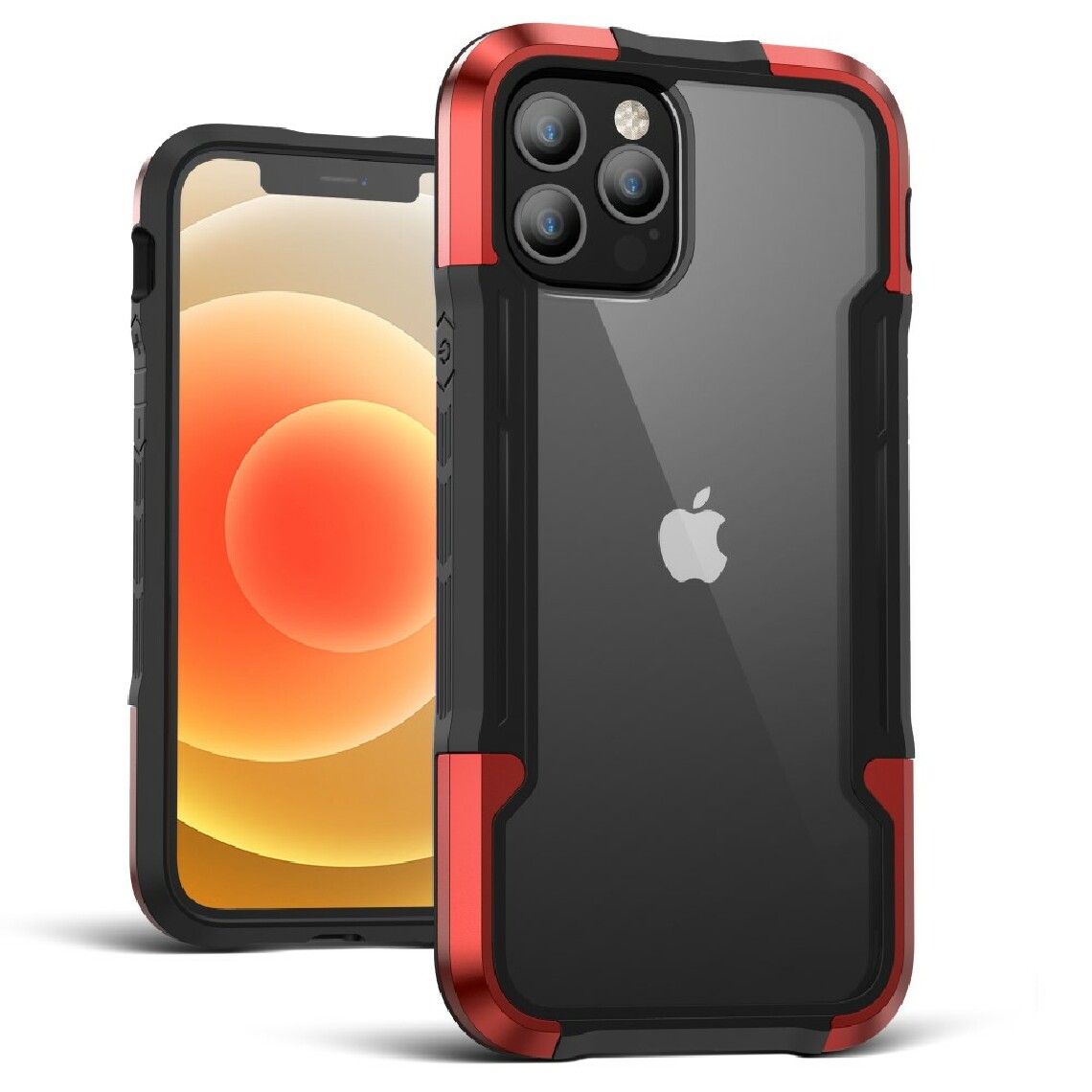 Other - Coque en TPU combo de qualité militaire rouge pour votre Apple iPhone 12 Pro Max - Coque, étui smartphone