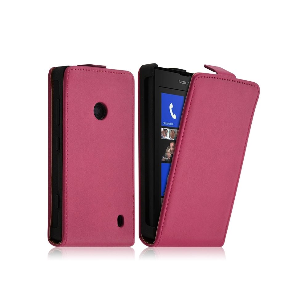 Karylax - Housse Coque Etui pour Nokia Lumia 520 Couleur Rose Fushia - Autres accessoires smartphone