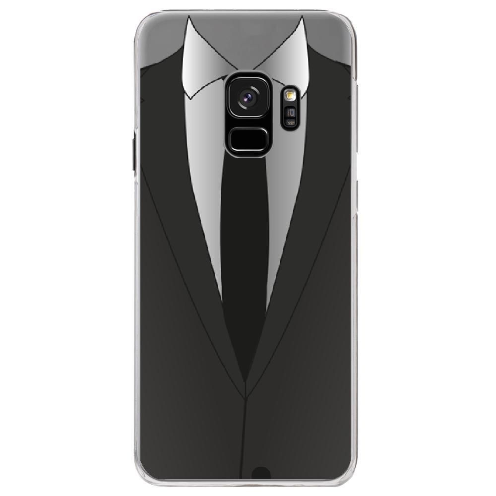Kabiloo - Coque rigide transparente pour Samsung Galaxy S9 avec impression Motifs smoking - Coque, étui smartphone