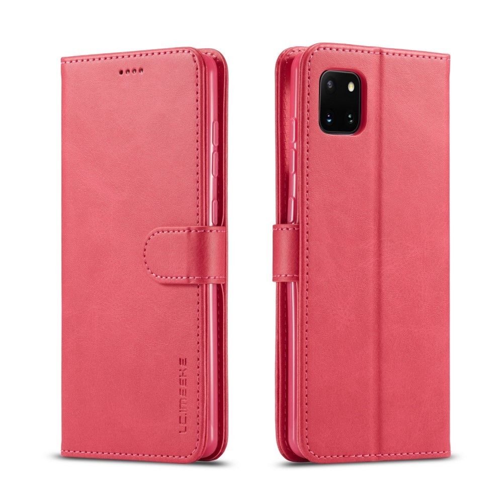 Generic - Etui en PU avec support rose pour votre Samsung Galaxy A81/Note 10 Lite - Coque, étui smartphone
