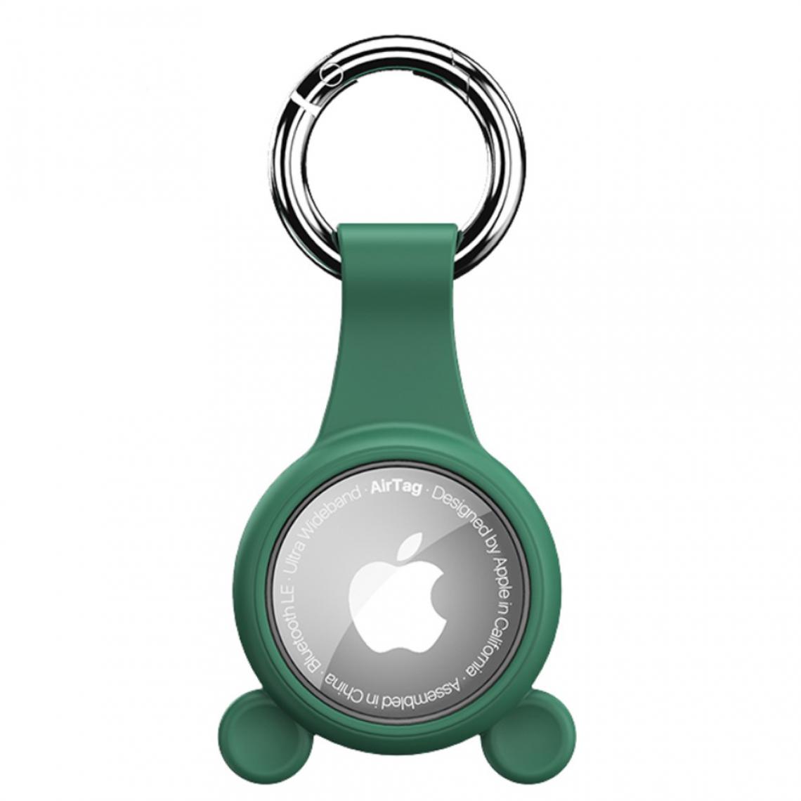 Other - Coque en silicone Couverture souple Vert/Ours pour votre Apple AirTag - Coque, étui smartphone