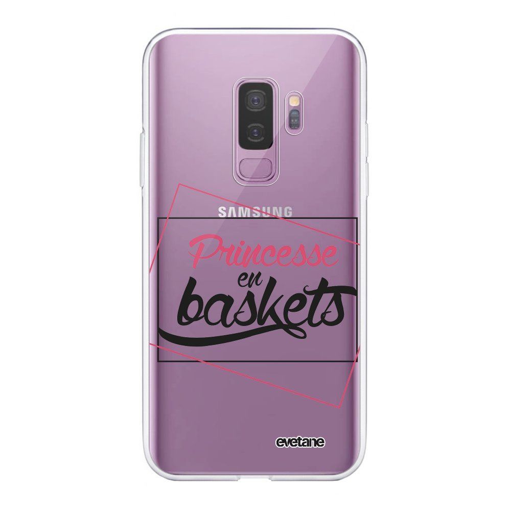 Evetane - Coque Samsung Galaxy S9 Plus 360 intégrale transparente Princesse En Baskets Ecriture Tendance Design Evetane. - Coque, étui smartphone