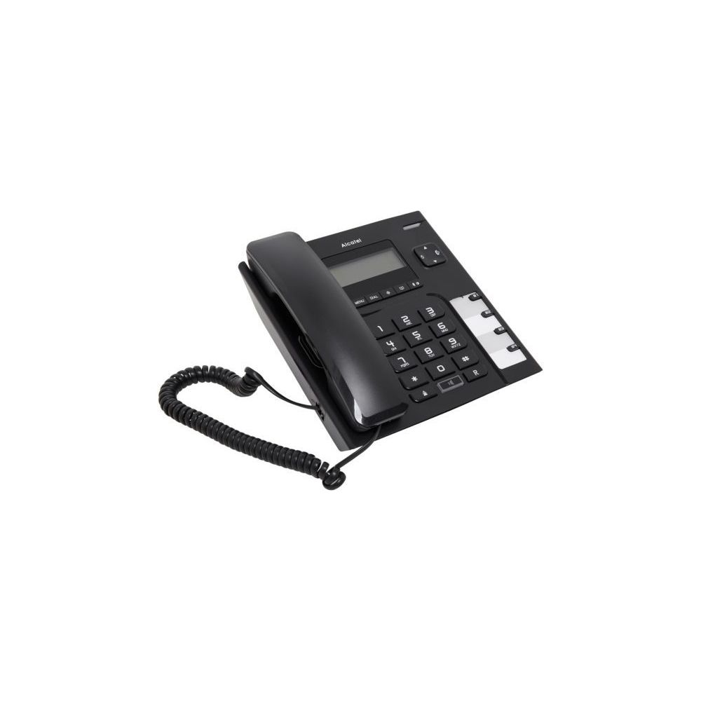 Alcatel - Téléphone filaire ALCATEL TEMPORIS 56 Noir - Téléphone fixe-répondeur