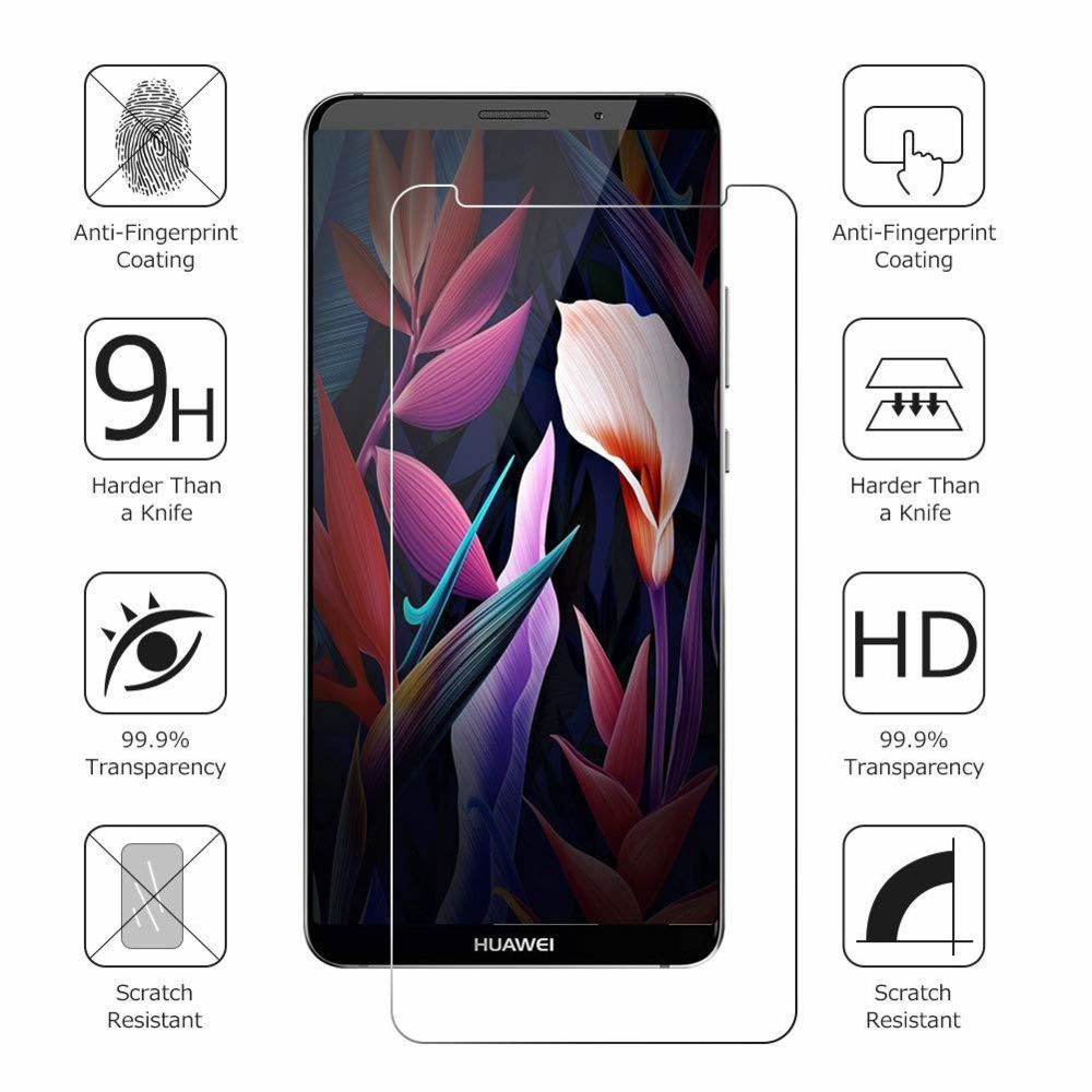 marque generique - Huawei Mate 10 Pro Vitre protection d'ecran en verre trempé incassable lot de [X1] Glass - Autres accessoires smartphone