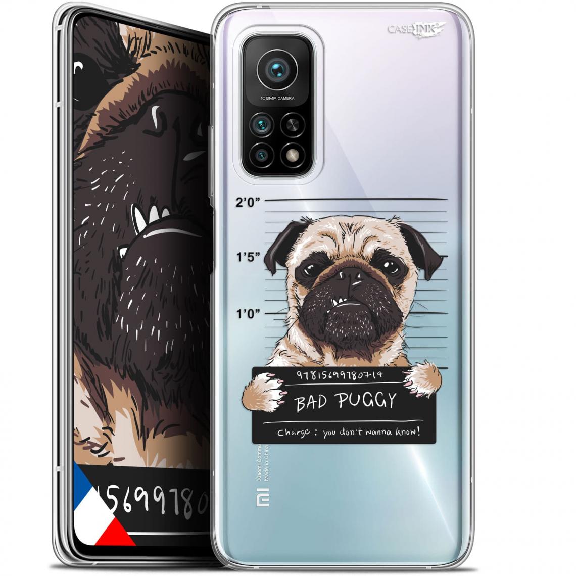 Caseink - Coque arrière Xiaomi Mi 10T / 10T Pro 5G (6.67 ) Gel HD [ Nouvelle Collection - Souple - Antichoc - Imprimé en France] Beware The Puggy Dog - Coque, étui smartphone