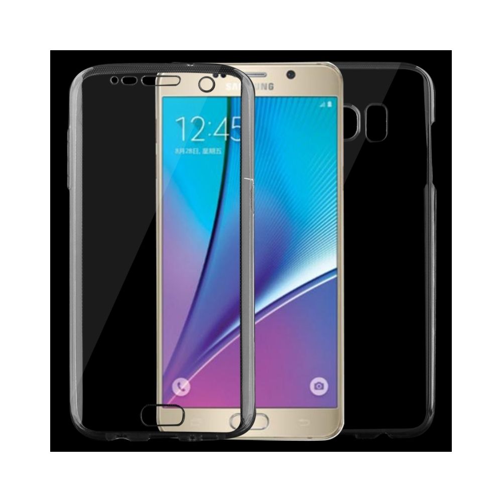 Wewoo - Coque Transparent et noir pour Samsung Galaxy S7 / G930 0.75mm Double-face Ultra-mince TPU Housse de protection - Coque, étui smartphone