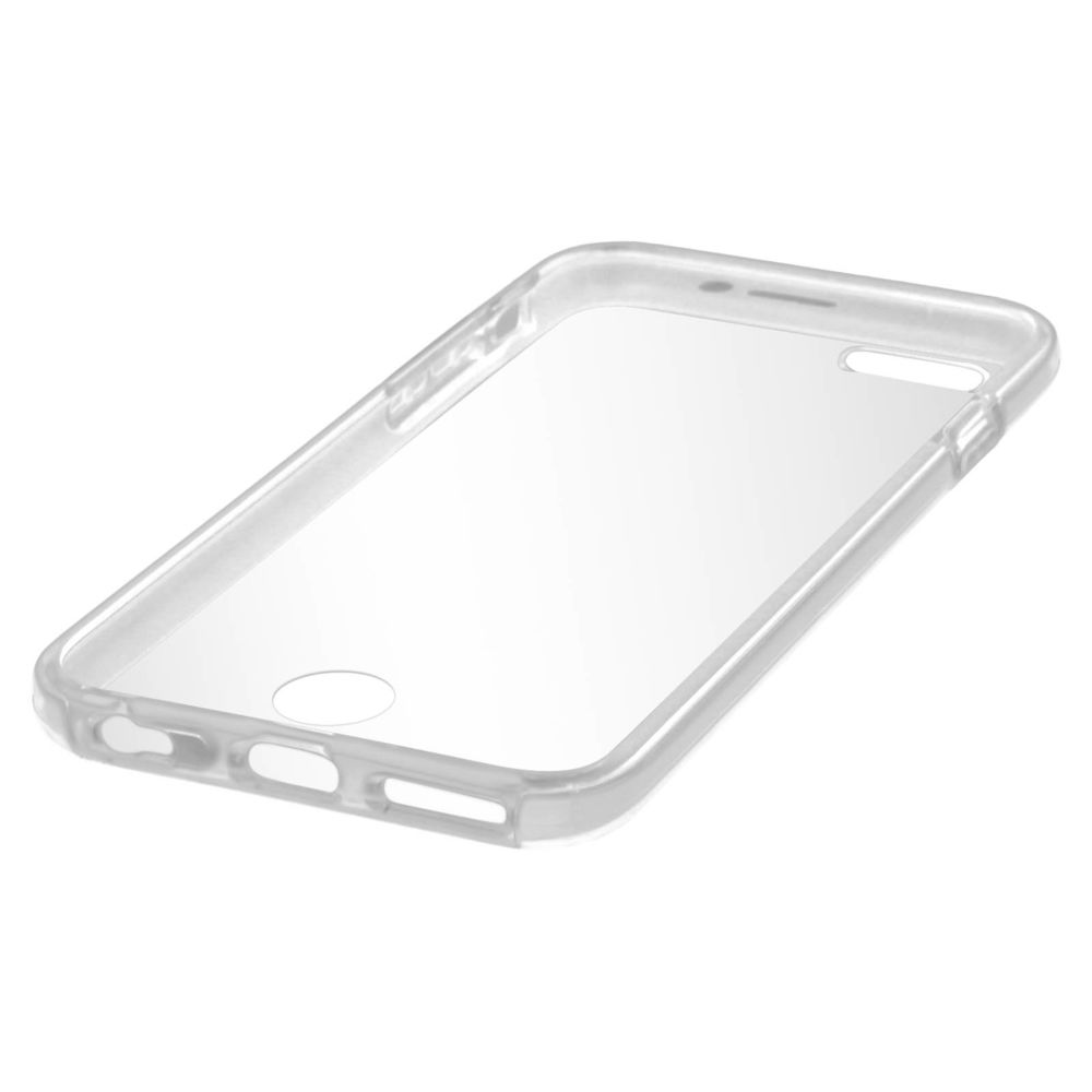 Mocca - Coque bi-matière dos rigide contour souple pour Apple iPhone 6, 6S - Transparent - Coque, étui smartphone