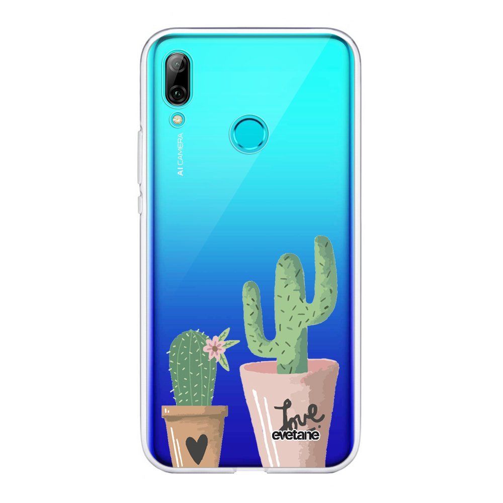 Evetane - Coque Huawei PSmart 2019 360 intégrale transparente Cactus Love Ecriture Tendance Design Evetane. - Coque, étui smartphone