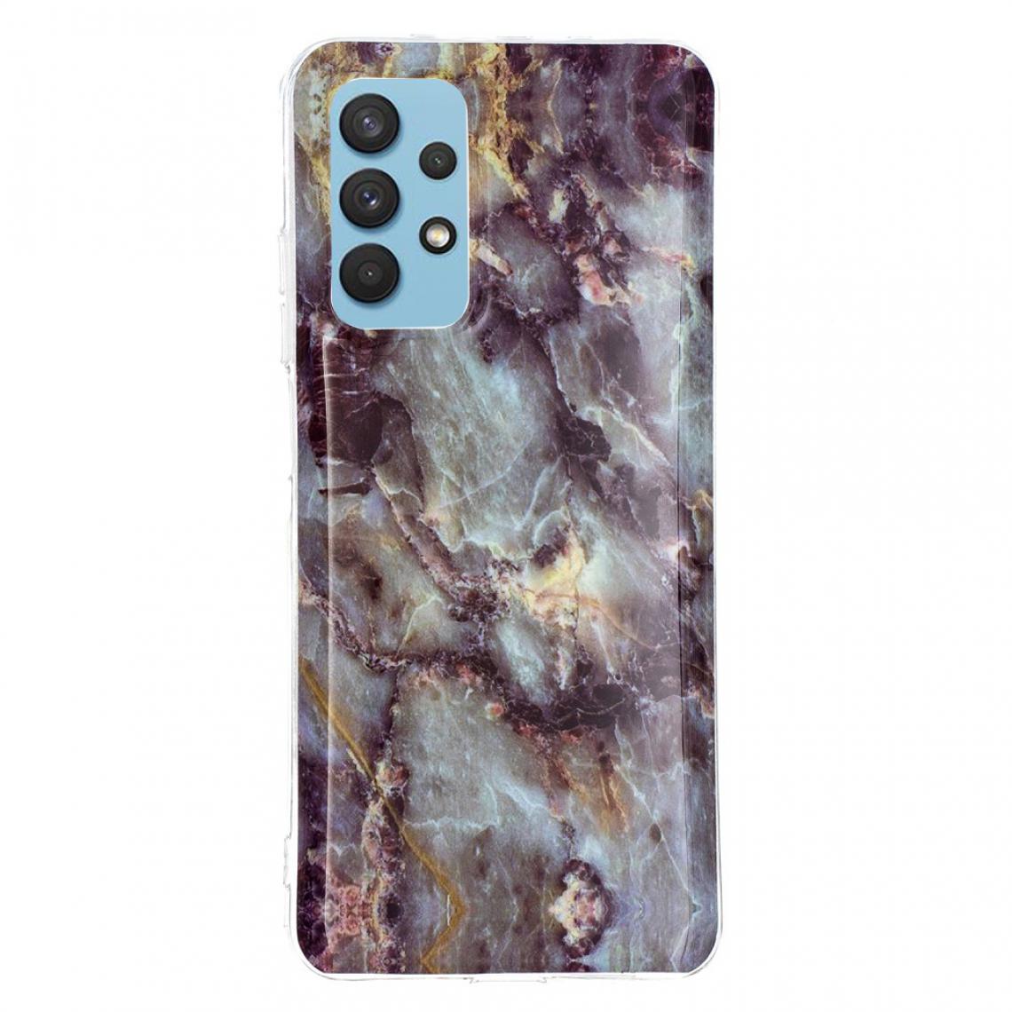 Other - Coque en TPU Impression de motifs de marbre anti-rayures IMD gris pour votre Samsung Galaxy A32 4G (EU Version) - Coque, étui smartphone