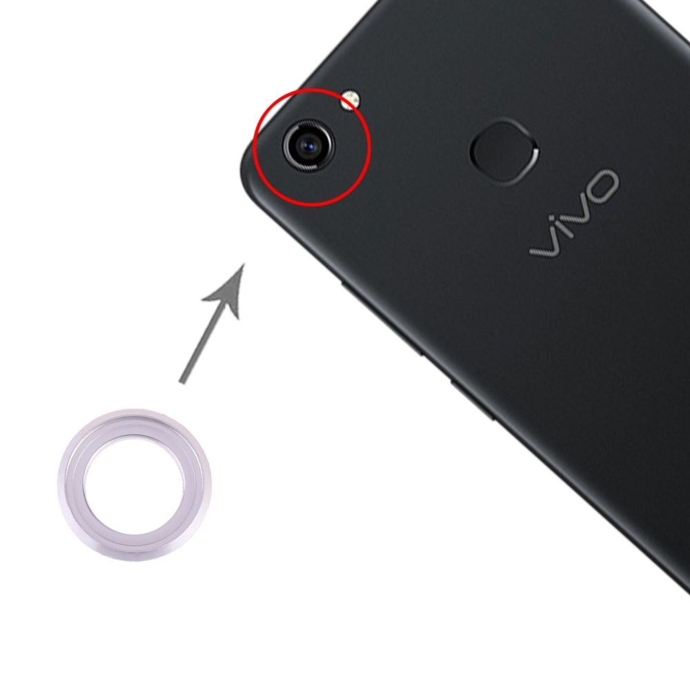 Wewoo - Pièce détachée Cache-objectif de 10 PCS pour Vivo Y73 Argent - Autres accessoires smartphone