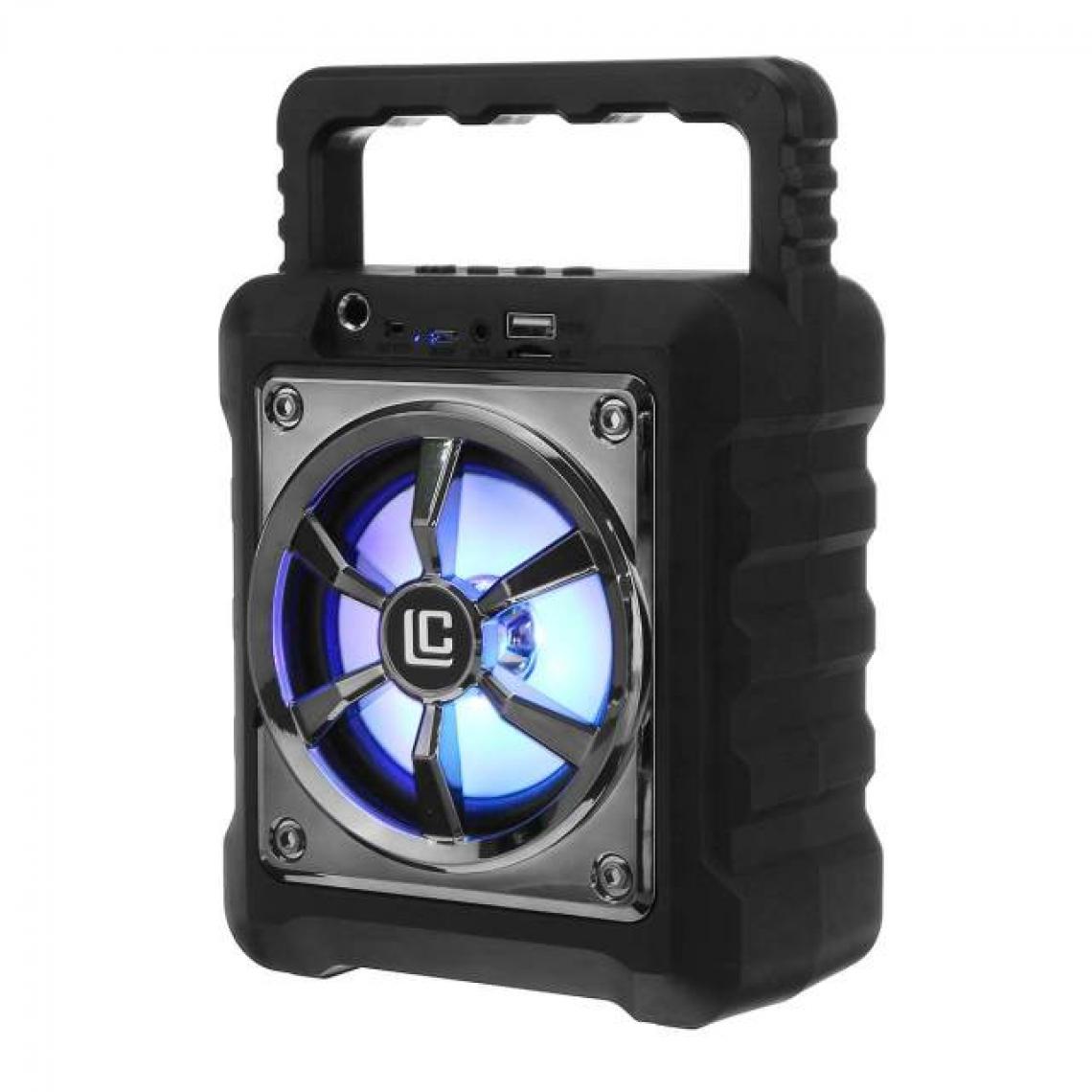 Universal - Haut-parleur Bluetooth portable noir avec microphone imperméable extérieur sans fil musique stéréo subwoofer HiFi son support FM TF AUX | Haut-parleur portable - Hauts-parleurs