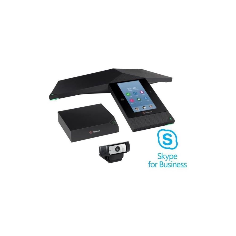 Polycom - Skype For Business/o365/lync Edition Realpresence Trio 8500 Conf. Phone With Polycom Ucs Sfb Lic., Built-in Bluetooth. 802.3 - Téléphone fixe filaire