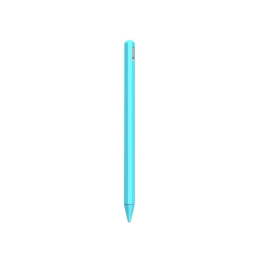 Wewoo - Stylus Pen Etui de protection en gel de silice pour Apple Pencil 2 Vert menthe - Autres accessoires smartphone