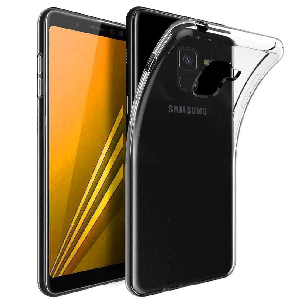 Evetane - Coque Samsung Galaxy A8 2018 silicone souple transparente - Coque, étui smartphone