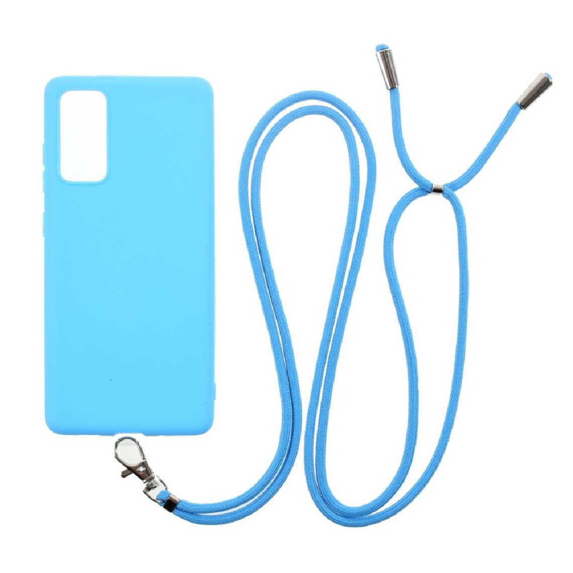 Other - Coque en TPU bonbon de couleur unie avec cordon bleu ciel pour votre Samsung Galaxy S20 FE/S20 FE 5G - Coque, étui smartphone