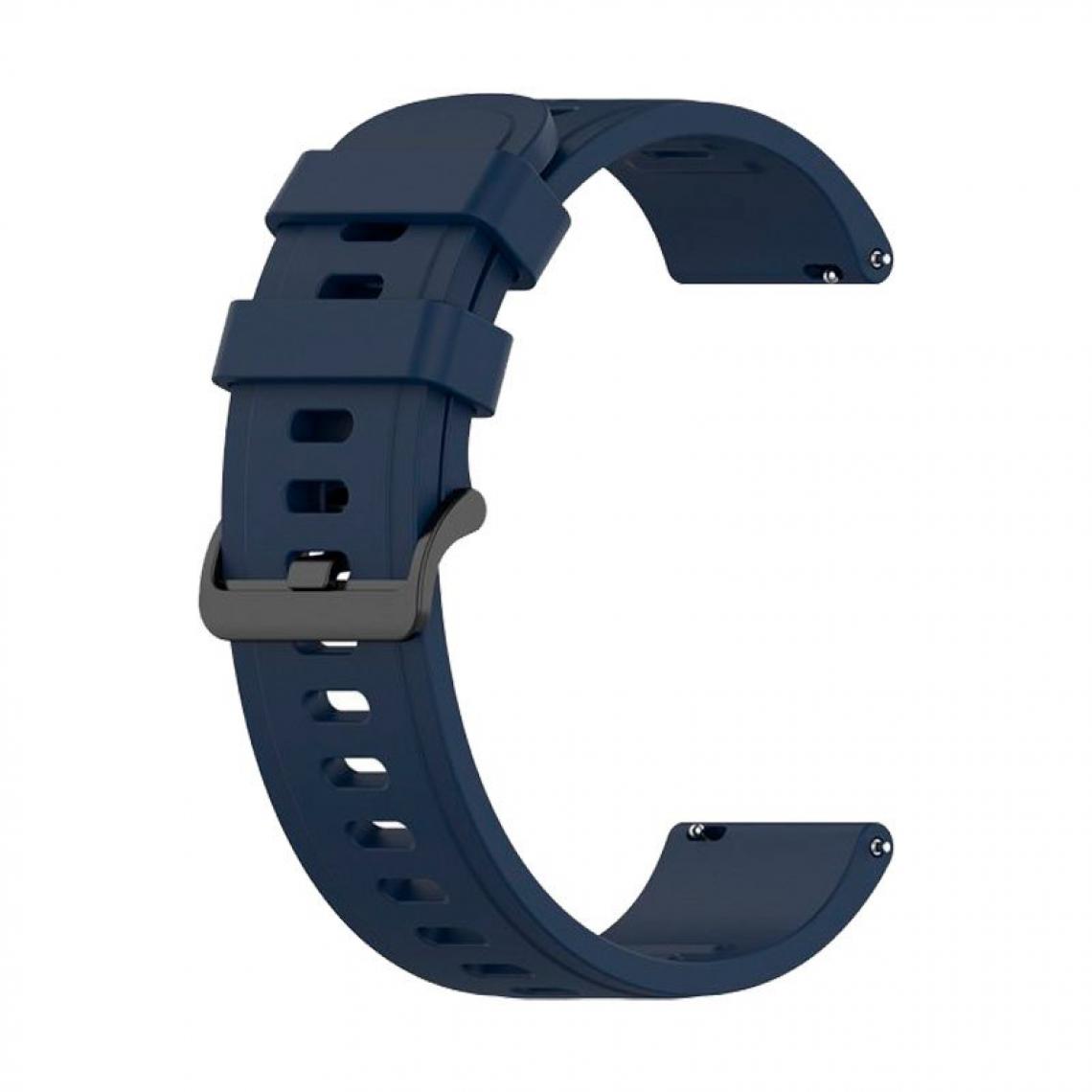 Phonecare - Bracelet Silicone Souple pour Xiaomi MiBro Air Watch - Bleu Foncé - Autres accessoires smartphone