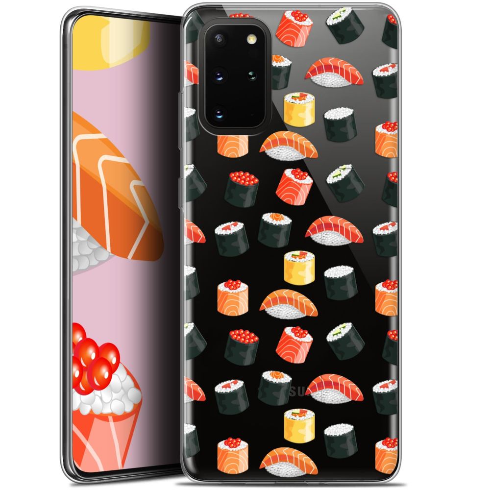 Caseink - Coque Pour Samsung S20+ (6.7 ) [Gel HD Collection Foodie Design Sushi - Souple - Ultra Fin - Imprimé en France] - Coque, étui smartphone
